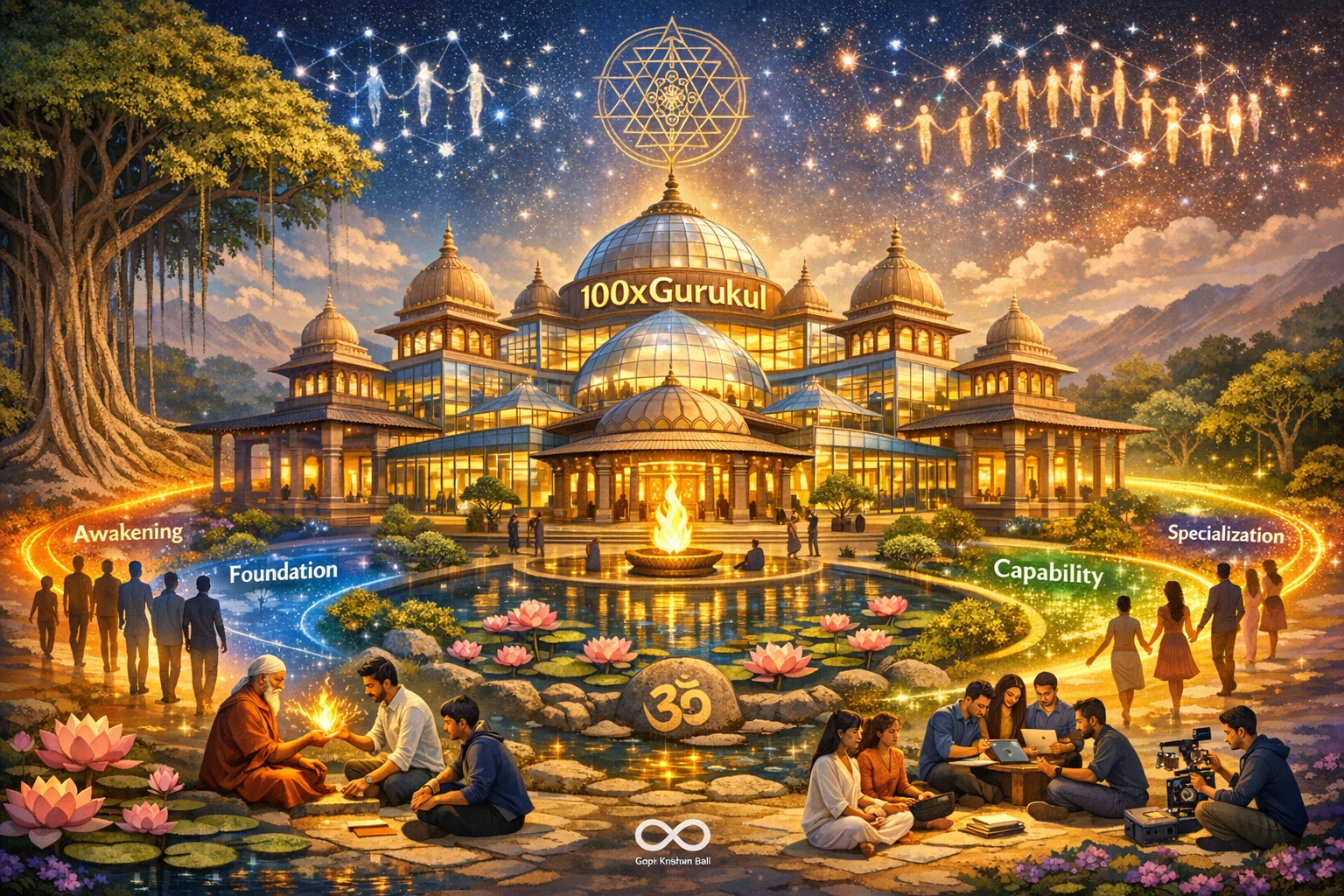 100xGurukul: Transform Through Ancient Wisdom & Modern Excellence | 100xBHARAT