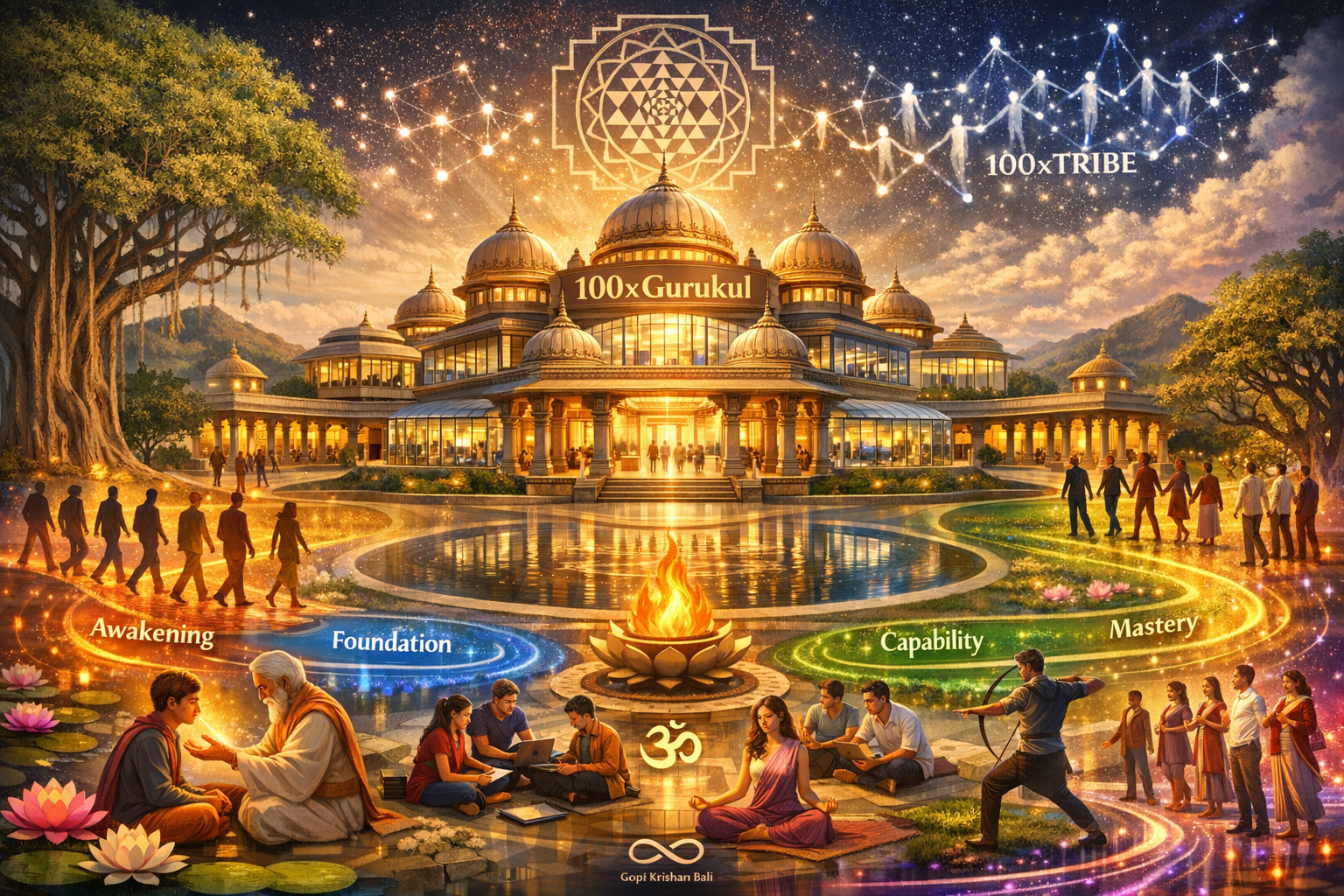 100xGurukul: Transform Through Ancient Wisdom & Modern Excellence | 100xBHARAT